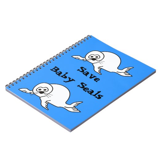 Carnet Bébé phoque (Côté gauche)