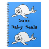 Carnet Bébé phoque (Devant)
