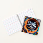 Carnet Bébé Raton Laveur En Papier Dans L'Arbre 3D (Intérieur)