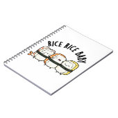 Carnet Bébé Riz Riz Punition de nourriture de sushi drôle (Côté gauche)