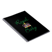 Carnet Bébé royal avec pourpre et couronne or (Côté Droit)