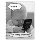 Carnet Bébé sur téléphone portable (Devant)