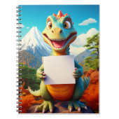 Carnet bébé - Votre nom ici - Dinosaur (Devant)