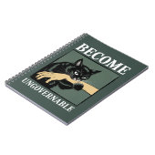 Carnet Become Ungovernable Funny Animal Anarchy Gift Cat  (Côté gauche)