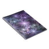 Carnet Bed of Flowers Trendy Shiny Abstract Fractal Art (Côté Droit)