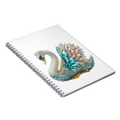 Carnet Bedazzled Diamond Swan Gold Crystal Bling (Côté Droit)