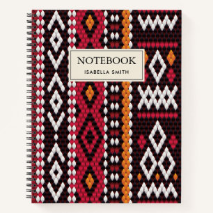 Carnet Bedouin Sadu Fabric Pattern
