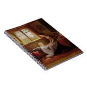 Carnet Bedtime, 1890 (huile sur panneau) (Côté Droit)