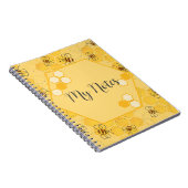Carnet Bee Buzzing Honey Bees mignonne (Côté Droit)