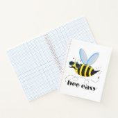 Carnet Bee caractère avec mustache lunettes de soleil Bee (Intérieur)