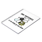 Carnet Bee Happiness Est Le Nom Du Jeu (Bee) (Côté gauche)