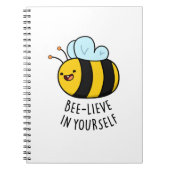 Carnet Bee-lieve en toi amusant Bee Pun (Devant)