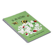 Carnet BEES et LadyBugs - Art de LeahG Sauvez les abeille (Côté Droit)