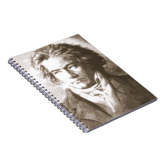 Carnet Beethoven À Sepia (Côté Droit)
