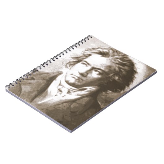 Carnet Beethoven À Sepia (Côté gauche)