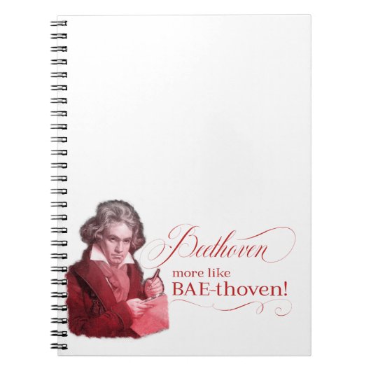 Carnet Beethoven BAEthoven Classical Composer Pun (Devant)