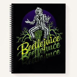 Carnet Beetlejus Assis sur une pierre tombale