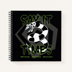 Carnet Beetlejus Dites-Le 3 Fois