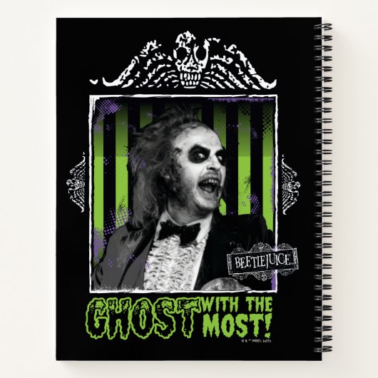Carnet Beetlejus | Portrait "Ghost With the Most" (Dos)
