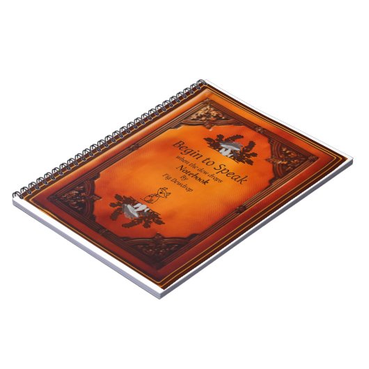 Carnet Begin to Speak Notebook (Côté gauche)