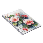 Carnet Bégonia - Fleurs aquarelle (Côté Droit)