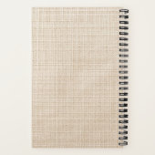 Carnet Beige Aesthetic - Minimalist Notitieboek (Achterkant)