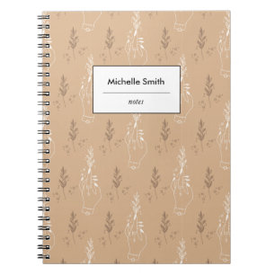 Carnet Beige mystique bohémien