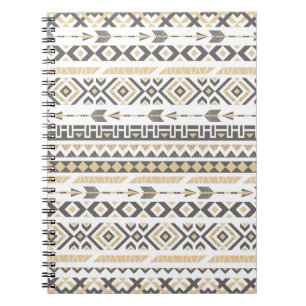 Carnet Beige sans couleur ethnique : Motif Vintage