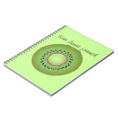 Carnet beigne kiwi (Côté gauche)