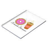 Carnet beignets café amis pour toujours (Côté gauche)