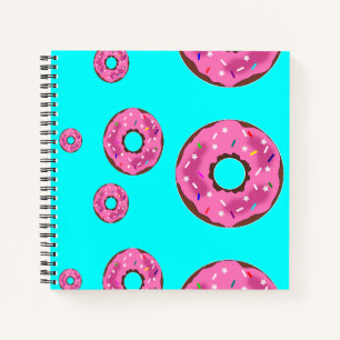 Carnet beignets de crème rose