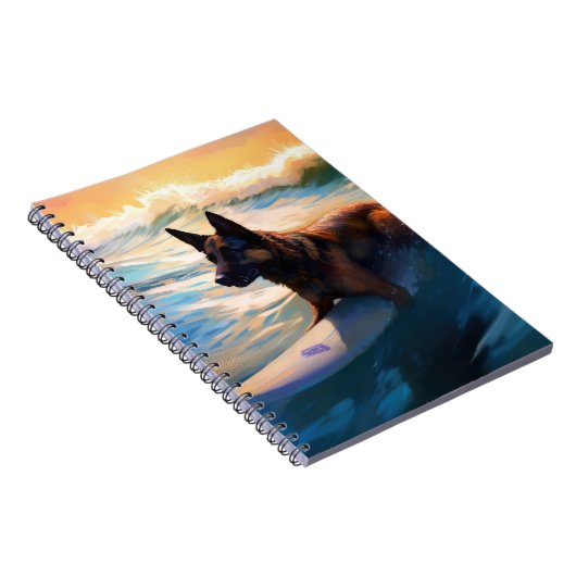 Carnet Belge Shepherd Beach Surf Peinture (Côté Droit)