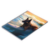 Carnet Belge Shepherd Beach Surf Peinture (Côté gauche)