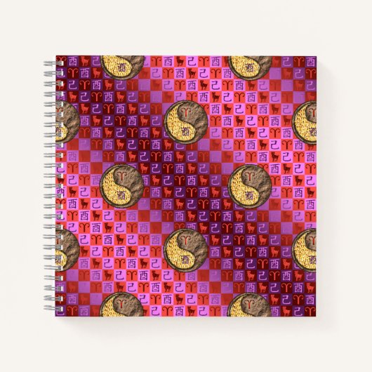 Carnet Bélier & Coq de terre (Devant)
