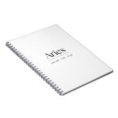Carnet Bélier - Signes du zodiaque (Côté Droit)