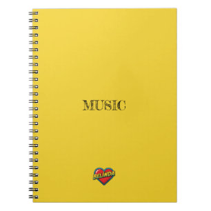 Carnet Belinda Cœur Jaune