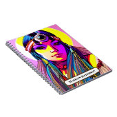 Carnet Belle Américaine Autochtone. Nom modifiable. (Côté Droit)