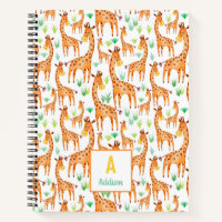Belle aquarelle Giraffe Animal Personnalisé