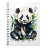 Carnet Belle aquarelle Panda Bear (Devant)