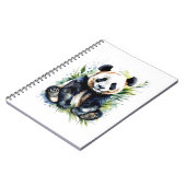 Carnet Belle aquarelle Panda Bear (Côté gauche)