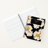 Carnet Belle aquarelle peony design personnalisé (Intérieur)