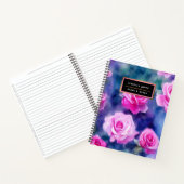 Carnet Belle Aquarelle Rose Rose Collection tendance (Intérieur)