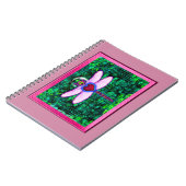 Carnet Belle Artwor encadrée "Crackel Framed Dragonfly" (Côté gauche)