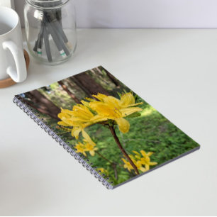 Carnet Belle Azalée Jaune Florale