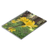 Carnet Belle Azalée Jaune Florale (Côté gauche)
