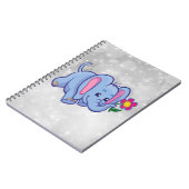 Carnet Belle bande dessinée d'éléphant (Côté gauche)