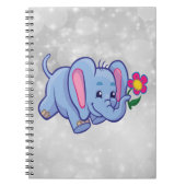 Carnet Belle bande dessinée d'éléphant (Devant)