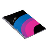 Carnet Belle Bisexual Fierté Drapeau mignon Personnalisé (Côté Droit)