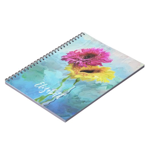 Carnet Belle BOHO Composition Florale Moderne (Côté gauche)