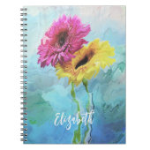 Carnet Belle BOHO Composition Florale Moderne (Devant)